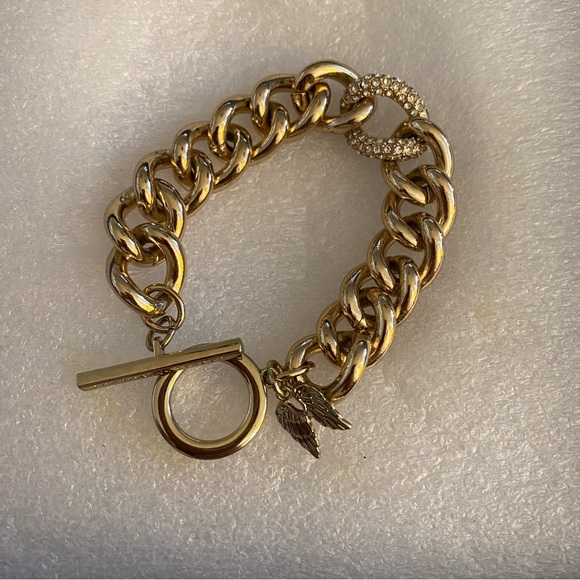 Victoria’s Secret Gold-tone Chunky Link Toggle Bracelet - Picture 4 of 7